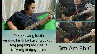 Salamat Salamat Lyrics amp Chords Malayang Pilipino Bass amp Guitar cover by MaK [upl. by Atinuj594]