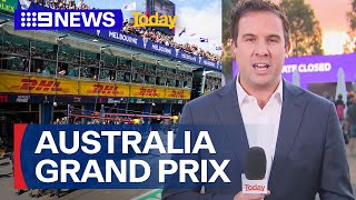 F1 fans gather to Melbourne for the Australian Grand Prix  9 News Australia [upl. by Magdalen889]