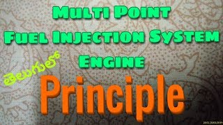 Principle of Multi Point Fuel Injection System Engine MPFI Disadvantages of Carburetor in telugu [upl. by Teews]