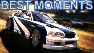 Need For Speed Most Wanted 2012 Best Moments 4  BMW M3 GTR Best Moments [upl. by Bunch355]