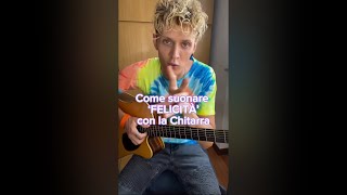 ‘Felicità’ Silver  Tutorial per chitarra  Canzone Ufficiale RN24 AGESCI Route Nazionale 2024 [upl. by Arrotal]