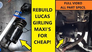 Rebuilding Lucas Girling Parking Brake Cylinders  Save Thousands [upl. by Zinah]