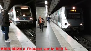 RER A  MI09MI2N Γ ChΓʼteletlesHalles Paris [upl. by Anni]