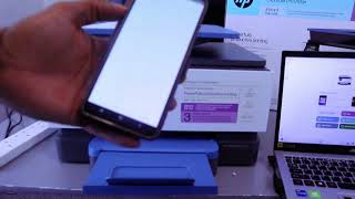 How To Print From Phone To HP Officejet Pro 9125e Printer [upl. by Nwahsid26]