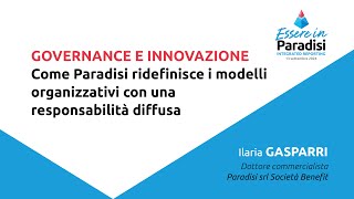 Governance e innovazione  Ilaria Gasparri [upl. by Manley393]