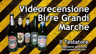 Video recensione Birre Grandi Marche Becks Moretti Nastro Azzurro Poretti Heiniken [upl. by Ohce]