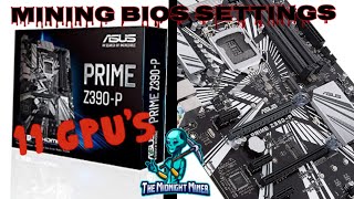 Cracking the Code My Actual BIOS Settings for the Asus Prime Z390P Mining Motherboard [upl. by Brew]