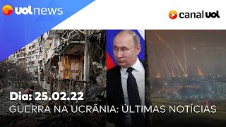 Tropas russas chegam a Kiev veja últimas notícias da guerra na Ucrânia  UOL News [upl. by Nelad870]