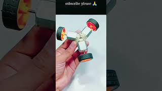 DIY car  How To Make 3 Dc Moter Car Project DIY PROJECTS diy science Moter explore [upl. by Carly]