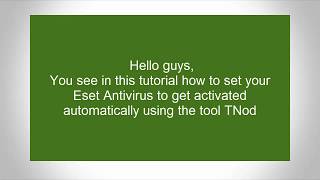 Eset Nod32 Antivirus 10 ★ Lifetime Activation ★ [upl. by Nylave]