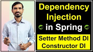 6 Ways of Injecting dependencies  Setter Method amp Constructor Dependency Injection in Spring Hindi [upl. by Slorac391]