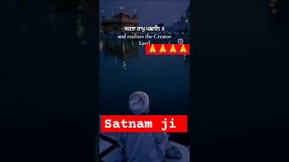 Satnam ji satnam trending satnamshriwaheguru punjabimusic viralvideo youtube youtubeshorts [upl. by Redla]