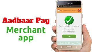 Aadhaar Pay Merchant App Introduced  How it works [upl. by Ennasil]