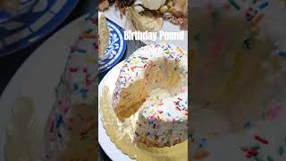 Birthday Pound Cake poundcake food cake cakerecipe [upl. by Ahsekar]