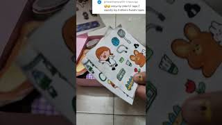 ASMR Fake order Fake order packing order orders art asmr craft creative cute diy drawing [upl. by Gabrielle571]