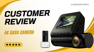 Woodman Dash Camera Review  Woodman 4K Dash Camera  GPS  Supercapactior  Dual Channel  Review [upl. by Joelly]