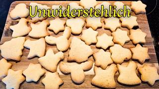 🎄DDR Sandkekse originales Rezept😋Schritt für Schritt zarte Plätzchen mit feinem Teig 169 [upl. by Mara]