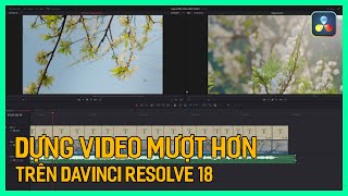 Dựng video mượt hơn trên Davinci Resolve 18  Tú Thanh Blog [upl. by Imotas]