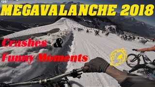 Megavalanche  Funny Moments 🤣  Riding with 1 brake 2018 [upl. by Fang803]