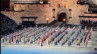 The Massed Pipes and Drums at The Royal Edinburgh Military Tattoo 2022 [upl. by Atiana]