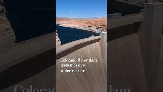 Glen Canyon Dam releases waterglencanyon damshorts [upl. by Val267]