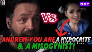 ANDREW WILSON Vs CHRISTIAN Feminist Andrew Wilson VIRAL X Debate CLIP PART2 [upl. by Eelnayr394]