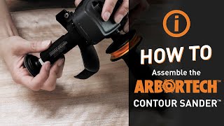 How to assemble the Contour Sander  Arbortech Tools [upl. by Jayne]