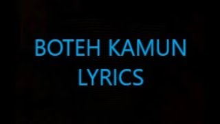 ✔️Hardio  Boteh Kamun  Lyrics [upl. by Philly]