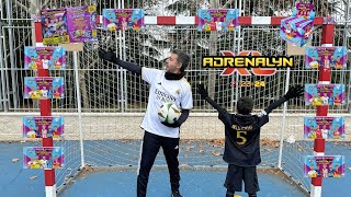 ¡RETO CON PORTERIA DE ADRENALYN XL La Liga 202324 [upl. by Gerdeen]