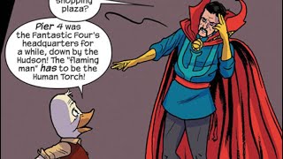 DOCTOR STRANGE enlightens HOWARD THE DUCK Comic Dub [upl. by Nylek]