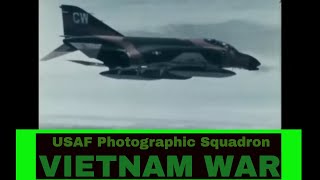 US AIR FORCE PHOTOGRAPHIC SQUADRON IN VIETNAM WAR COMBAT CAMERA AIR STRIKES 47024 [upl. by Dahaf881]