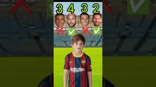 Ronaldo vs messi vs neimar vs mbappe football [upl. by Manda]