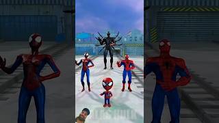 Random Reverse Battle Between SPIDERMAN Family vs Bad Guy Joker 2 spiderman marvel [upl. by Sainana]