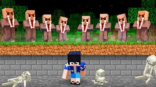 I Scape From Scary Villager In Minecraft [upl. by Cousin946]