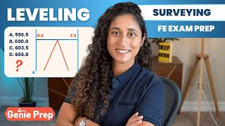 FE Exam Prep  Surveying Problem  Leveling [upl. by Rochkind]