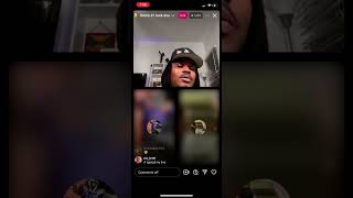 Kay Glizz amp Kha Struc Go back and forth on BMG upper class IG LIVE [upl. by Clywd624]