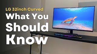 LG 32MR50CB Review Amazon Curved Gaming Monitor Review [upl. by Ahgem]