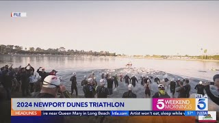 Thousands flock to Orange County for world’s longest running triathlon [upl. by Yleve]