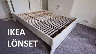 How to assembe IKEA LÖNSET bed base [upl. by Lyndel]