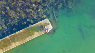 Mavic Pro Cinematic Beadnell Bay Northumberland [upl. by Stanislas]