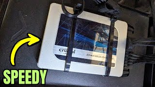 Crucial MX500 SSD Speed Test  Quick Review [upl. by Tennies]