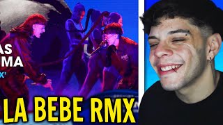 REACCIÓN Yng Lvcas y Peso Pluma La Bebe Remix  Premios Billboard 2023 [upl. by Llirred]