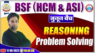 BSF Reasoning Class  Problem Solving Reasoning Tricks  BSF HCM amp ASI Reasoning Class 14 [upl. by Claus]