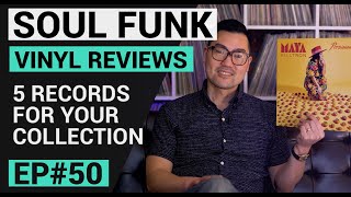 Crate Diggers Ep50  80s Soul Funk vinyls reviews [upl. by Anihtyc799]