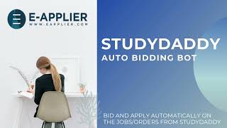 Studydaddy AutoBidding Bots [upl. by Nnayelsel]