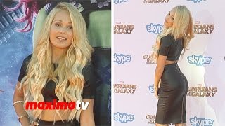 Kelli Berglund  Guardians of the Galaxy  World Premiere  Red Carpet [upl. by Trescott]