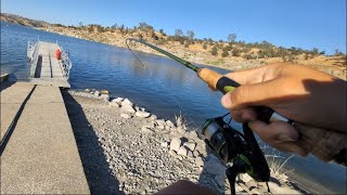 Eastman Lake Ca  Bass Fishing ᵈᶦⁿᵏᵒˢᵃᵘʳᵒˢ ˢᵉʳᶦᵉˢ ᵉᵖ ⁵ [upl. by Anuahsar]