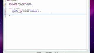 Java GUI Lesson 3  JTextFields and Absolute Positioning [upl. by Adlez]