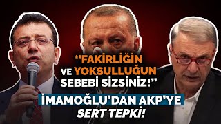 İMAMOĞLU’DAN AKP’YE SERT TEPKİ CAN ATAKLI YORUMLADI [upl. by Ttevi]