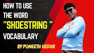 Shoestring  Puneeth rocks  vocabulary english [upl. by Aprile984]